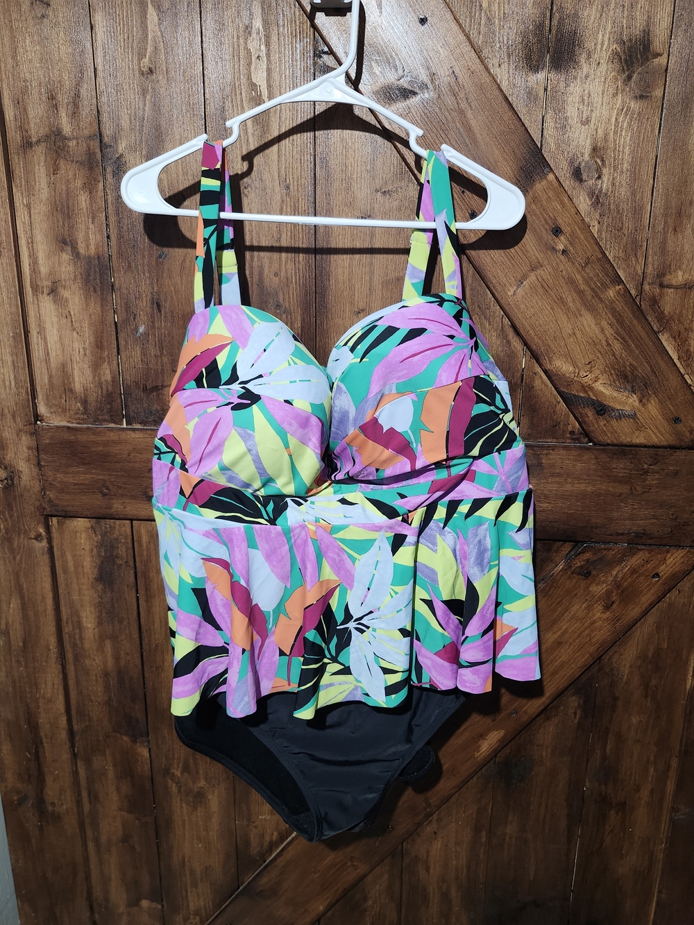 Tropical Print Swimwear One-Piece 4X NWOT